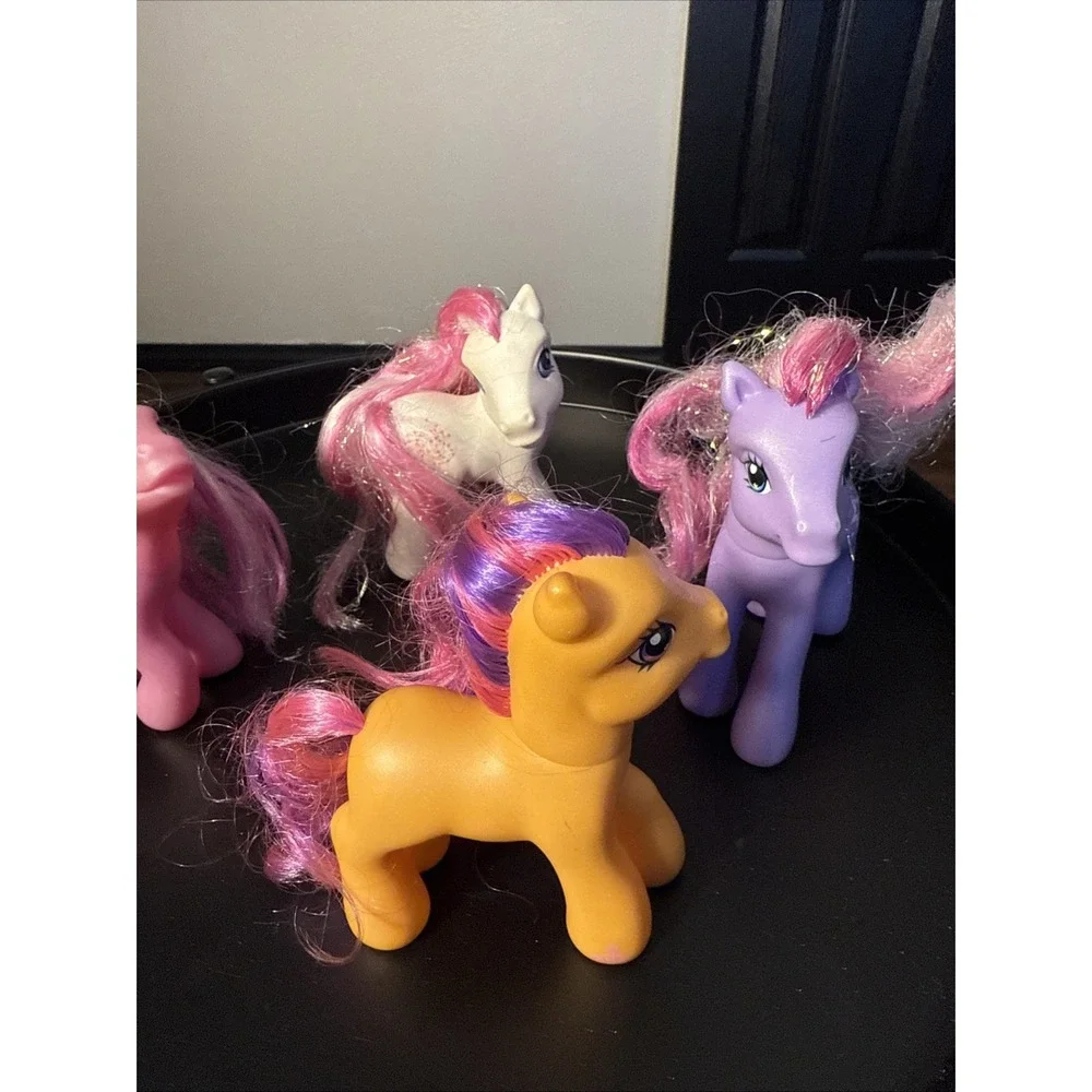 My Little Pony G3 Lot Of 4 Star Swirl, Scootaloo Starsong & Crystal Lace 2002-08
